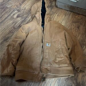 Carhartt Brown Hooded Coat